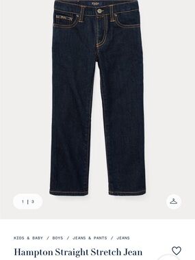 Ralph Lauren Dark Blue Straight Jeans